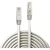 Image de Lindy - 48005 Rj45 Câble Réseau, Câble Patch Cat 6 U/utp 5.00 M Gris Avec Cliquet D'Encastrement 1 Pc(s) C230771