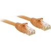 Image de Lindy - 48106 Rj45 Câble Réseau, Câble Patch Cat 6 U/utp 0.50 M Orange Avec Cliquet D'Encastrement 1 Pc(s) C230201