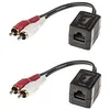 Image de 100m Cat5/6 Stereo Audio Extender - Phono - Lindy