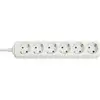 Image de Lindy Multiprise 6 prises 1.40m (Blanc) - Neuf