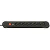 Image de Lindy Mains 8 way gang socket with on/off Switch 3500W with overvoltage protection - Neuf