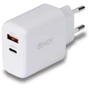 Image de Lindy 73428 chargeur d'appareils mobiles Universel Blanc Secteur Charge rapide Intérieure - Neuf