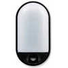 Image de Lampe ovale à LED Heitronic TOLEDO, 20 W, 1400 lm, 4000 K, IP 65, détecteur de mouvement noir
