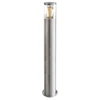 Image de HEITRONIC 500683 NAXOS Lampadaire extérieur LED E27 Acier inoxydable
