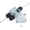 Image de Heitronic 21041 2-way splitter 230 V 4 cm Transparent