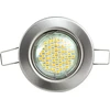 Image de Heitronic 23550 DL5701 Flush mount light LED (monochrome) GU5.3 35 W Stainless steel (brushed)