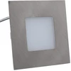 Image de Panneau LED, 2700K, blanc chaud, 12 LED, 2,2W, ballast inclus, aspect inox