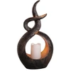 Image de Lampe D'Extérieur Lampe Solaire Lampe De Terrasse Effet Feu Jardin Marron Résistant Aux Intempéries Led