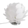 Image de Lampe de table, métal, blanc, H 35,5 cm