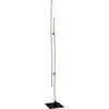 Image de Lampadaire LED, métal, noir, H 130 cm