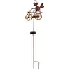 Image de Lampe solaire de jardin Aspect rouille Extérieur LED Lampe solaire Extérieur 5282414
