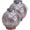 Image de Lampe solaire de jardin Lanterne set de 2 boules Lampe solaire d'extérieur solaire 5285459
