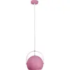 Image de Lampe à suspendre, métal, rose, D 25 cm