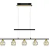 Image de Lampe à suspendre Salle à manger Lampe à LED Suspension Table à manger à intensité variable noir 7093222