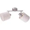 Image de Spot - Applique/plafonnier double « MARON »