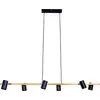 Image de Näve GU10 Lampe suspendue FRIDA 115x23cm noir 7094822