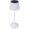 Image de Lampe de table LED blanche, variateur tactile, batterie, H 38 cm