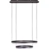 Image de Suspension Circulo avec télécommande Métal noir