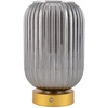 Image de Naeve Luise Lampe De Table Cylindrique Led Rechargeable À Intensité Variable, Dorée, 2 900 K, Capteur Tactile
