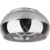 Image de Plafonniers - Plafonnier LED "MALOU", diamètre : 45 cm, lampe de plafond au design élégant, en métal et en verre, finition chrome, hauteur : 23,5 cm, diamètre : 45 cm, inclut : LED, variateur d'intensité, sélecteur de température de couleur (CCT), fonction veilleuse, télécommande