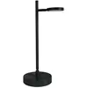 Image de Lampes de table - Lampe de table LED rechargeable "LUPA", hauteur : 45 cm, noire. Lampe de table de style moderne, en métal noir, hauteur 45 cm, dimensions 22,6 x 16 cm. Inclut : LED, variateur d'intensité, fonctionnement sur batterie, fonctionnement sur batterie et sur secteur, capteur tactile, USB Type C