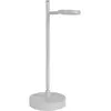 Image de Lampes de table - Lampe de table LED rechargeable "LUPA", hauteur : 45 cm, blanche. Lampe de table de style moderne, en métal et en plastique, de couleur blanche, hauteur 45 cm, dimensions 22,6 x 16 cm. Inclut : LED, variateur d'intensité, fonctionnement sur batterie, fonctionnement sur batterie et sur secteur, capteur tactile, USB Type C