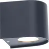 Image de Näve Leuchten Applique murale d'extérieur LED ALECTO avec platine LED Applique murale d'extérieur ALECTO avec platine LED Applique murale d'extérieur "ALECTO", lampe murale d'extérieur de style moderne, en métal et plastique noir, hauteur 10 cm, dimensions 10,5 x 11,7 cm, avec platine LED
