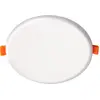 Image de Spots encastrés - Spot LED "SUMA", diamètre : 15,5 cm, lampe encastrée de style fonctionnel, en métal et en plastique, de couleur blanche, profondeur : 3,2 cm, diamètre : 15,5 cm, avec LED intégrée, variateur de luminosité inclus