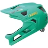 Image de ABUS MTB-Helm YouDrop FF - Casque Fullface pour enfants et adolescents - pour l'initiation au VTT - avec mentonnière amovible - Vert clair, taille S