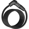 Image de Cable-Antivol vélo à clé ABUS Numéro 5510C/180 cm, noir