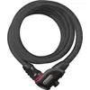 Image de Antivol à câble ABUS PHANTOM 8950/180 TexKF - Kit d'antivols pour vélo avec support TexKF pour le cadre du vélo - 12/15 mm - Niveau de sécurité ABUS 5 - Noir