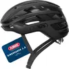 Image de Casque de vélo de course ABUS AirBreaker 2.0 - casque de vélo léger avec accent sur la ventilation, l'aérodynamisme, la sécurité et le confort pour le cyclisme professionnel - pour femmes et hommes - noir, taille L (57-61 cm)