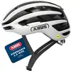 Image de Casque de vélo de course ABUS AirBreaker 2.0 MIPS - casque de vélo léger avec accent sur la ventilation, l'aérodynamisme, la sécurité et le confort pour le cyclisme professionnel - pour femmes et hommes - blanc, taille S (51-55 cm)