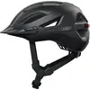 Image de Casque de ville ABUS Urban-I 4.0 ACE - casque de vélo avec lumière arrière rechargeable, 4 modes d'éclairage, visière, ouverture tressée et fermeture magnétique - pour jeunes, femmes et hommes - taille S, noir