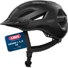Image de Casque de ville ABUS Urban-I 4.0 LR - casque de vélo avec ouverture en tresse, visière, fermeture magnétique - light ready pour équipement ultérieur de feu arrière - pour jeunes, femmes et hommes - taille S, noir
