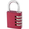 Image de Abus - Cadenas Abvs48813 Rouge Avec Serrure À Combinaison D35712