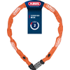 Image de Antivol à chaîne ABUS 1200 Web - Antivol à combinaison à 3 chiffres - Chaîne en acier trempé - Antivol vélo léger avec choix de couleurs - Accessoires pour vélo - 60 cm - Orange