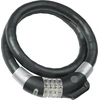 Image de Antivol à câble ABUS Steel-O-Flex Raydo Pro 1460/85 KF - Kit d'antivols pour vélo avec support KF pour le boulon de serrage de la selle du vélo - 20 mm - Niveau de sécurité ABUS 6 - Noir
