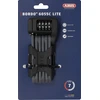 Image de Antivol pliable ABUS Bordo Lite 6055C SH - avec support et code - serrure à combinaison extra-légère en acier spécial - niveau de sécurité ABUS 7 - 60 cm - noir