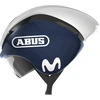 Image de ABUS Casque contre la montre GameChanger TT - Casque de vélo aérodynamique avec des propriétés de ventilation optimales pour femmes et hommes - Bleu/Blanc, taille M (54-58 cm ?)