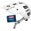 Image de Casque de VTT ABUS MoDrop - Casque de vélo robuste avec une bonne ventilation, idéal pour les vététistes - Ajustement personnalisé - Unisexe - Blanc, taille L