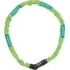 Image de Antivol à chaîne ABUS Steel-O-Chain 4804C - serrure à combinaison en acier spécial - niveau de sécurité ABUS 3 - 75 cm - jaune/vert