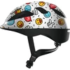 Image de ABUS Casque pour enfants Smooty 2.0 - Casque de vélo robuste pour les petits enfants dans le siège passager - pour filles et garçons - Blanc avec Smileys, taille M (50-55 cm)