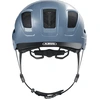Image de ABUS Casque de ville Hyban 2.0 - Casque de vélo avec feu arrière, coque dure ABS, bonne forme - pour femmes et hommes - bleu clair, taille M (52-58 cm)