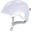 Image de ABUS Casque pour enfants Smiley 3.0 ACE LED - Casque de vélo avec lumière - ajustement profond & place pour une tresse - pour filles et garçons - pure lavender, taille S (45-50 cm)