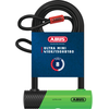 Image de Antivol Abus 94375 - 410K/150HB180 GREEN SH ULTRA MINI + COBRA 10/120