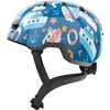 Image de ABUS Casque pour enfants Skurb Kid - casque de vélo robuste au look skater avec de la place pour une tresse et des designs variés - pour filles et garçons - bleu avec des motifs marins, taille M