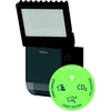 Image de Theben 1020801 theLeda S8-100 BK Projecteur LED I Détecteur de mouvement intégré I Noir I Montage mural I Couleur de lumière 4000 K I Angle de détection 180° I Portée 10 m I Orientable ..