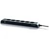 Image de OEHLBACH D1C17010 Bâti de prises avec interrupteur 1 pièce anthracite contact de protection 1 pc.
