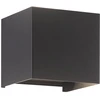 Image de Fischer & Honsel Applique murale d'extérieur LED Wall Noir